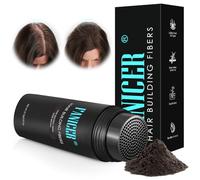 27.5G Fibres Capillaires - Poudre Densifiante Clairsemés - Solution Perte Cheveux Hommes Femmes (Brun Foncé)