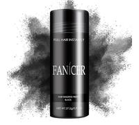 27.5g Poudre densifiante cheveux,Fibres Capillaires Poudre,Fibre capillaire pour cheveux clairsemés,Volume et Épaisseur Instantanés,pour Coiffure Homme et Femme(Noir)