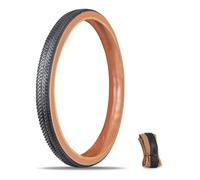 27,5X2,10 Pouces Pneus pour Vélo De Gravel 27,5 2,10 Pouces Pneus De Remplacement À Talon Pliable 60TPI Résistants Aux Crevaisons Accessoires Compatibles avec Vélo De Route(Brown)