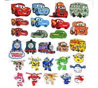 27 Cartoon Iron-On Patches, Embroidered Applique Stickers Sewing Patches And Badges Fabric Repair Patches For Children's Clothing Jeans, Jackets, Shoes, Backpacks, T-Shirts