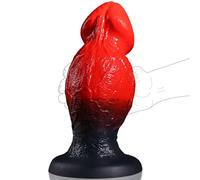 27 cm Plug Anal Géant Fantaisie Animal Monstre, 9.4 cm Diamètre Épais | Gode Extra Large avec Deux Nodules pour Dilatation Anaux, Gode Anal XXL Silicone, Jouet Sexuel pour Adultes Hommes et Femmes