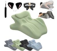 27 Degree Couples Pillow, Couples Comfort CushionPillow for Intimacy, Couple Deep Position Support Pillow, Perfect Position Instantly, Better Positioning, Enhanced Comfort, for All Postures (Green)