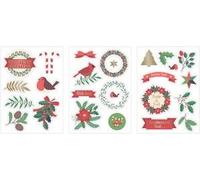 27 Die-Cuts Foil Autocollants Merry Xmas - Artemio