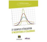 27 Exemples D'évaluation D'incertitudes D'étalonnage