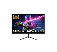 27" Moniteur PC Gamer, 180Hz, Fast IPS Gaming Ecran, QHD 2K 2560 x 1440p, 1Ms, Freesync, 130% sRGB
