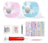 27 Pièces Nano Tape Bubble Kit de Brille dans Le Noir, Ruban Adhésif Nano Multi-Usage, Réutilisable Scotch Nano Tape Bubble, Bubbles Tape DIY Craft Kit pour Adulte