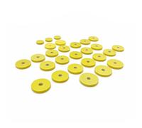 27 Tampons Soundman® pour Flûte Traversière - Lot Universel - Baudruche Jaune - 27 pièces