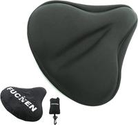 27 x 25 cm Vélo Gel Housse de siège Coussin de Siège de Vélo d'exercice Confortable Grande Taille, avec Housse imperméable Qui