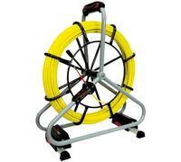 270 kg Kit professionnel en fibre de diamètre 6 mm, 60 m filetage RTG Diamètre 6 mm avec bobine en acier diamètre 83 cm Largeur 53-10063