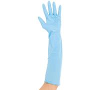 FRANZ MENSCH Gants en nitrile EXTRA SAFE SUPERLONG Non poudrés Bleu Taille XL