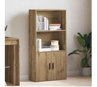 [27006]Bibliothèque - Étagère Haute moderne - MOBILIERCLASSIC - chêne artisanal 60x24x120 cm bois d'ingénierie,Poids:19.4 Kg