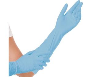 [270131] HYGOSTAR Gant nitrile EXTRA SAFE SUPERLONG Taille L Bleu