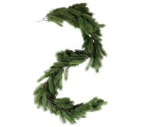 270cm/8.86ft Guirlande de Noël Sapin Artificiel,Guirlande Vert Sapin, 204 Branches, Décoration de Noël Guirlandes Pin, pour Cheminée, Porte, Fenêtre, Escalier, Intérieure et Extérieure (270CM)