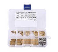 270Pcs Entretoise Ronde M2 Acier Inoxydable Coffret Female x Female avec Vis Cruciforme