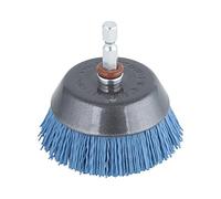2729000 Brosse à gobelets 65mm Montage : 1/4", V hexagonal : fil Placage : ny...