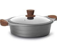 27327 ¿ Casserole Basse Aluminium, Couleur Gris