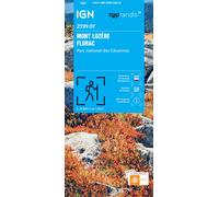 IGN Carte 2739OT Mont Lozère, Florac – PN des Cévennes – Recto