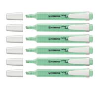 [275/116-8-6] STABILO Lot de 6 Surligneurs - swing cool Pastel Edition - Ment...