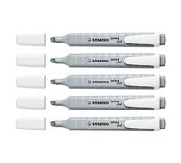 [275/194-8-5] STABILO Lot de 5 Surligneurs Swing Cool Pointe Biseau Pastel Gr...