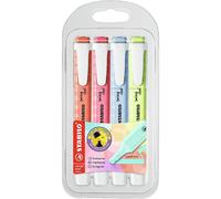 [275/4-08-1] STABILO Surligneur swing cool Pastel Edition, étui PET de 4