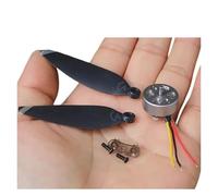 2750KV 18mm 3-phase Brushless electronic starter + A/B Propeller Blade High Speed 2S-3S Drone FPV Quadcopter Drone UAV Aircraft Engine CZAOINCU(Motor B propeller)