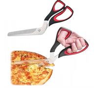 27cm Coupe-pizza,Coupe Pizza,Couteau à pizza,Ciseaux à pizza,Couteau à pizza en acier inoxydable,Découpe Pizza Cutter en Acier Inoxydable,Peut être utilisé pour couper des pizzas et des barbecues