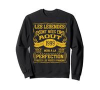 27e Anniversaire Août 1950 27 Ans déco Cadeau drôle Sweatshirt
