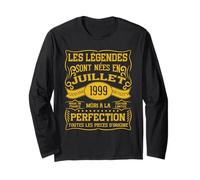 27e Anniversaire Juillet 1950 27 Ans déco Cadeau drôle Manche Longue