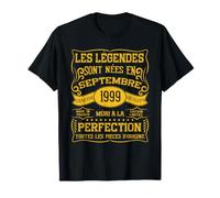27e Anniversaire Septembre 1950 27 Ans déco Cadeau drôle T-Shirt