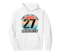 27e Anniversaire Vintage Legendary Bday Limited Edition Sweat à Capuche