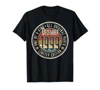 27ème Anniversaire Vintage décembre 1999 Retro Limited Edition T-Shirt