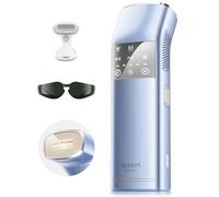 Épilateur Lumière Pulsée à Triple-Pulsion Burst,2°C Saphir &16.6 cm² Surface de contact, Lumières Doubles, Épilation Efficace et Durable, Mode PHR & Smart App pour Poils Résistants (Bleu)