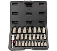 27pcs Broken Screw Extractor Set Reverse Thread Steel