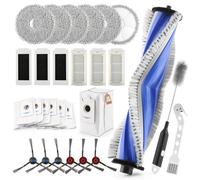 27PCS Kit D'accessoires pour Ecovacs Deebot T30S/T30S PRO/T30S AI/T30S AI Care, avec 1 Brosses Principales, 6 Brosses Latérales, 6 Vadrouille, 6 Filtres, 6 Sacs à Poussière,2 Brosse de Nettoyage(xx)