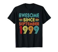 27th Birthday Idea Awesome Since September 1999 27 Years Old T-Shirt
