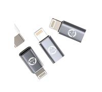 27W USB C Femelle vers Lightning Mâle Chargeur Adaptateur(Lot de 3) pour iPhone 14 Pro Max pour Apple Prise pour iPad Type C Cable Connecteur Photo Transfert Fichiers Appareil Câble Adapter Téléphone