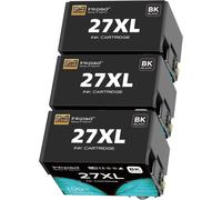 27XL 3 Cartouche d'encre Noire Compatible avec Epson 27 XL pour Workforce WF-3620 WF-7720 WF-7610 WF-3640 WF-7620 WF-7715 WF-7210 WF-7110 WF-7710