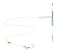 28-50 mm Long Casting Float Hook Fishing Tackle Saltwater Hook And Line Pompano Fish on Shrimp Back High Strength Fishing Line
