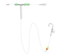 28-50 mm Long Casting Float Hook Fishing Tackle Saltwater Hook And Line Pompano Fish on Shrimp Back Live Baits Set