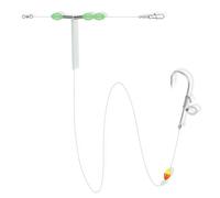 28-50 mm Long Casting Float Hook Fishing Tackle Saltwater Hook And Line Pompano Fish on Shrimp Back Live Baits Set