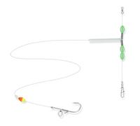 28-50 mm Long Casting Float Hook Fishing Tackle Saltwater Hook And Line Pompano Fish on Shrimp Back High Strength Fishing Line