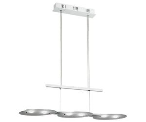 28,8 watts LED suspension salle à manger aluminium verre réglable Eglo 91078 Felitto