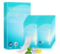 28 Bandes Blanchiment Dentaire, Bandes Professionnel Des Dents, Effective Blanchiment Dentaire, Aide à Réduire Café Soda Vin Tache, Pour Un Sourire Radieux