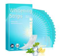 28 Bandes Blanchiment Dentaire, blanchiment des dents sans peroxyde, Sans Sensibilité, Strips pour blanchiment des dents rapide et doux, Élimine les taches profondes, Résultats Visibles Rapidement