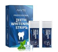 28 Bandes de Blanchiment Dentaire Professionnelles, 14 Séances de Kits de Blanchiment, Sans Danger pour l'émail, Aide à Eliminer/Fumer/Café/Soda/vin Tache, Unisexe