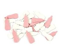 28 confettis biberon bébé bois rose - hobi dek0604ro Rose G