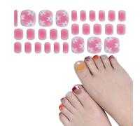 28 doigts - Gel semi-curé - Bandes de polissage pour ongles - Avec gel lisse - Finition longue durée - Cadeau