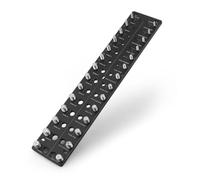 28-Hole Thread Gauge Tool Nut and Bolt Gauge for Metric & Standard Threads Screws Identifier Gauge