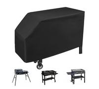 28 inch Grill Cover for Blackstone Waterproof Windproof Oxford BBQ Griddle Cover Velcro Installation for Blackstone 1517 1605 1853 Grill Griddle Combo 28'' Outdoor (37x23x26in)