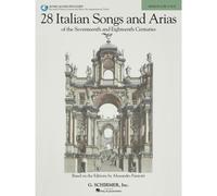 28 ITALIAN SONGS AND ARIAS MEDIUM + 2 AUDIO EN LIGNE - PIANO, CHANT